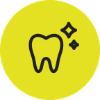 Step 2: teeth are polished