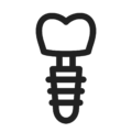 Dental implants in Toorak: implant icon