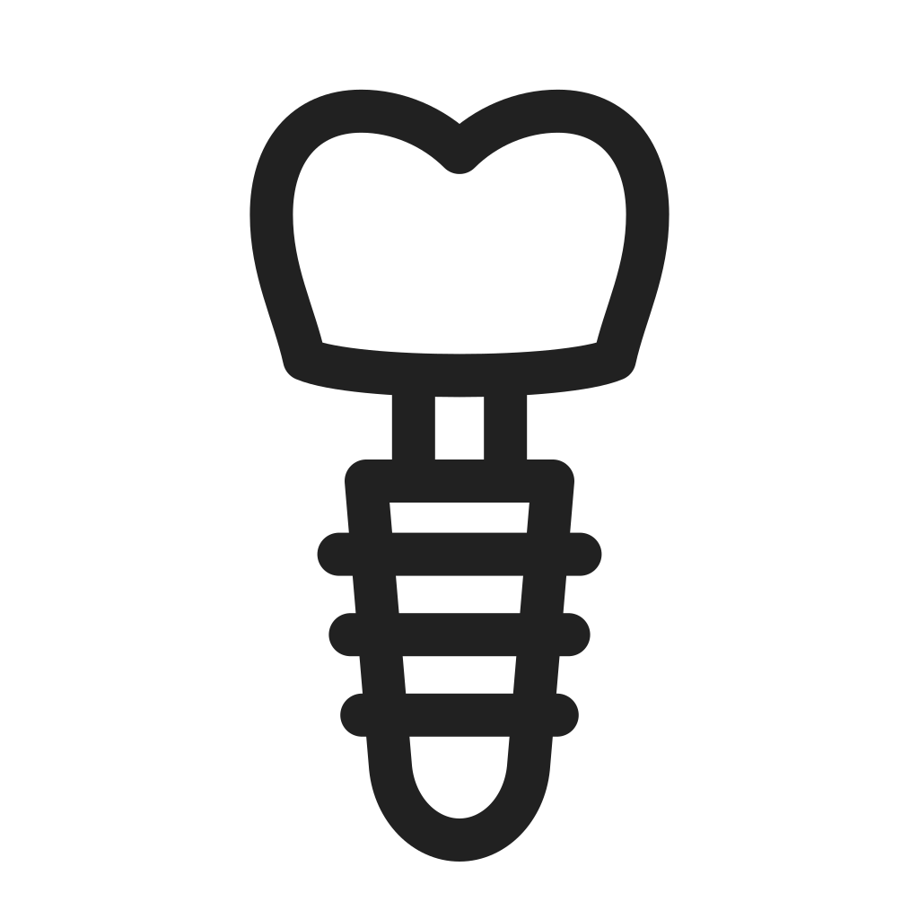 Dental implants in Toorak: implant icon