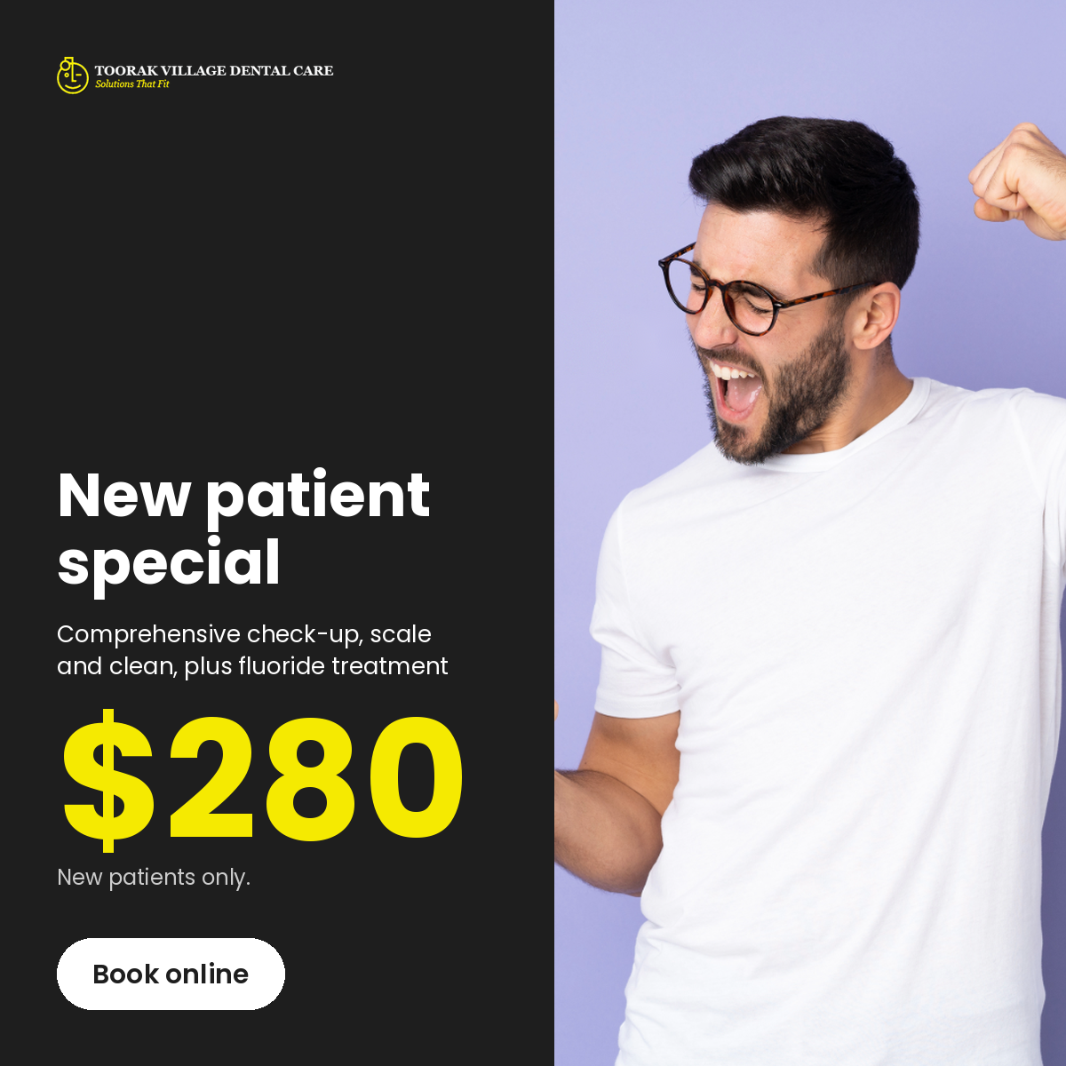 New patient check-up and clean offer at Toorak Village Dental Care