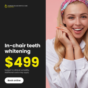 Teeth whitening offer in Toorak at Toorak Village Dental Care