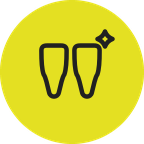 Step 3: the veneers are bonded in place